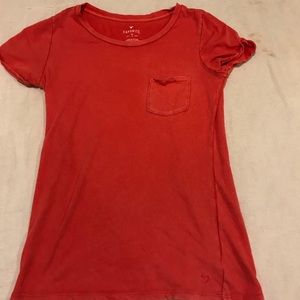 Red American Eagle Tee